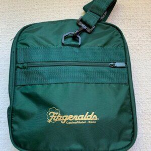 Vintage Fitzgeralds Hotel & Casino foldable green duffle bag, never used